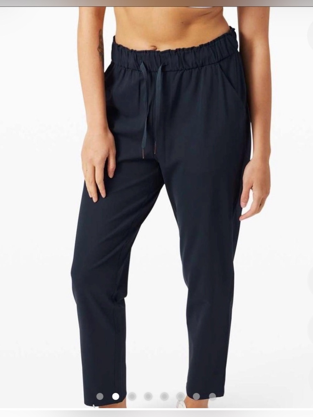 LULULEMON On the Fly Women's Drawstring Athleisure Yoga Joggers 10
